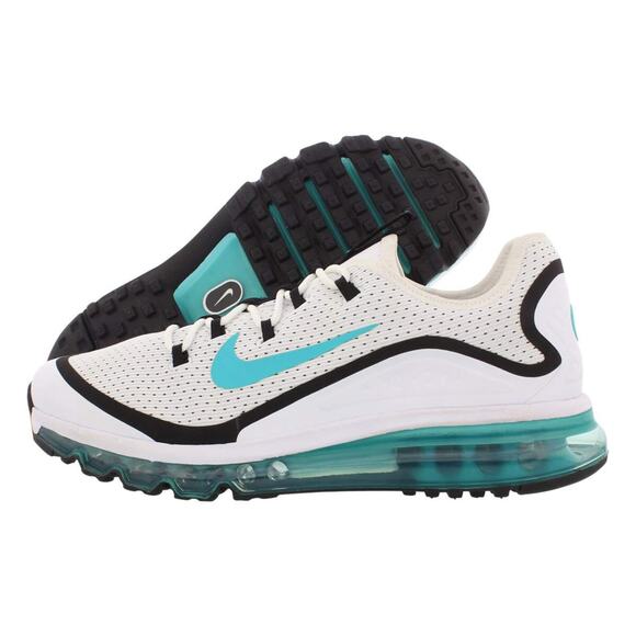 Nike Air Max More Mens Running Shoes White/Dusty Cactus Size 11.5 M - Picture 1 of 8